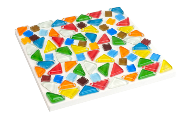 dessous de plat mosaiques en verre - Mosaïques en verre - 10doigts.fr