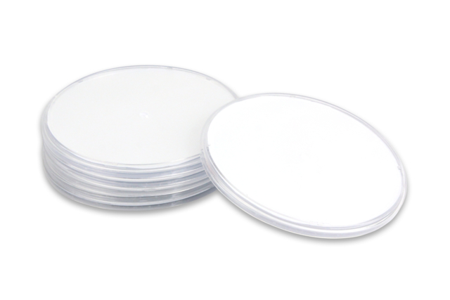 dessous de verre blanc - Plastique Transparent - 10doigts.fr