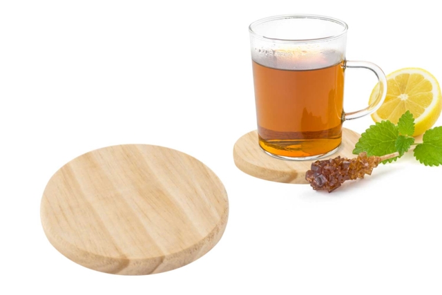 dessous de verre en bois - Objets en bois à décorer pour la cuisine - 10doigts.fr