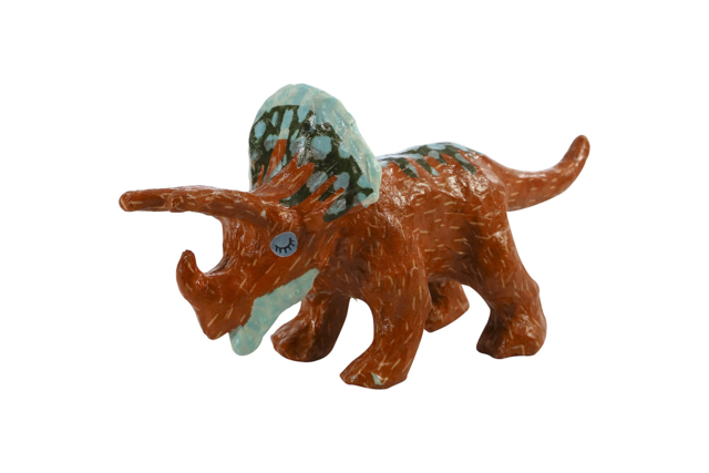 dino rouge - Animaux en carton - 10doigts.fr