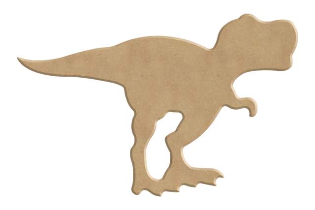 Dinosaure Trex en bois à décorer - Formes en bois à décorer - 10doigts.fr