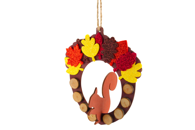 écureuil d'automne - Stickers mousse : donnez du volume à vos créations - 10doigts.fr