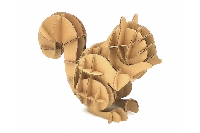 Ecureuil Maquette Carton - Maquettes en carton - 10doigts.fr