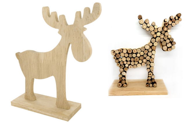 elan en bois - Décorations de Noël en bois à décorer - 10doigts.fr