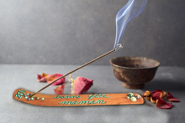 encens maman - Objets en bois à décorer pour la maison - 10doigts.fr