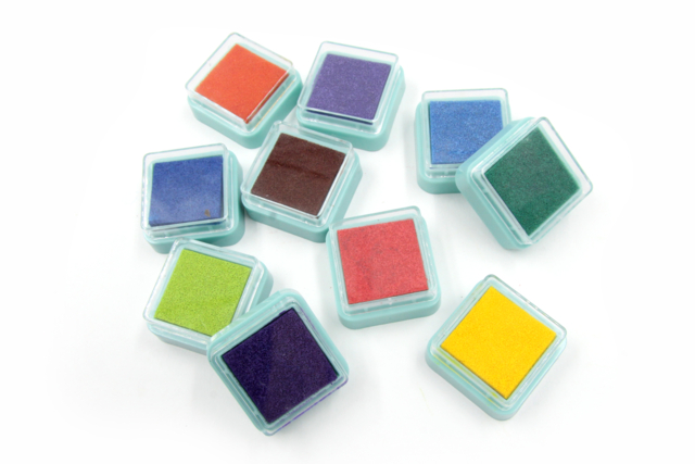 Encreurs colorés - 10 couleurs - Encreurs : une palette infinie de couleurs et de formats - 10doigts.fr