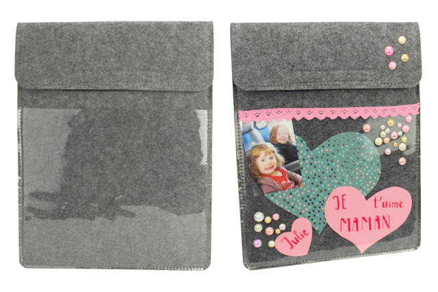 étui de protection pour tablette - Sacs et trousses en tissu à personnaliser : vos supports de création textile - 10doigts.fr