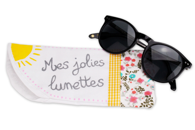 Etuis à lunettes en coton blanc - 6 pièces - Coton, lin - Textiles - 10doigts.fr