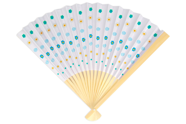 éventail à colorier - Supports en papier - 10doigts.fr