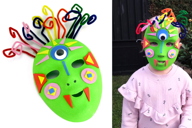 Fabriquer un masque pour Halloween - Masques créatifs enfants - 10doigts.fr