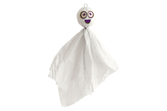 Fantome Enfant a suspendre - Kits créatifs Halloween - 10doigts.fr