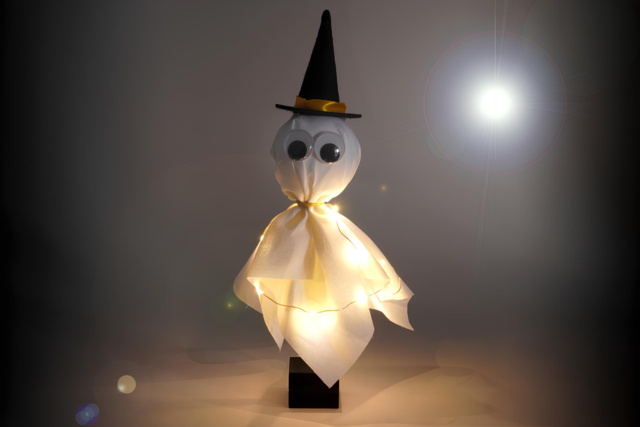 fantôme lumière - Articles lumineux, guirlandes et bougies LED - 10doigts.fr