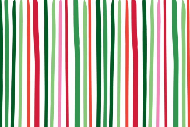 feuille bandes rouge vert - Thème Noël - 10doigts.fr