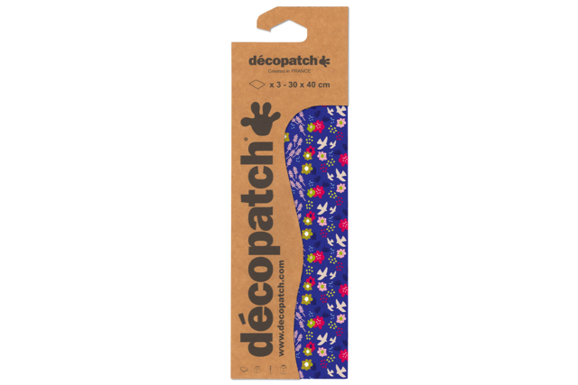 feuilles decopatch liberté - Papiers Décopatch - 10doigts.fr