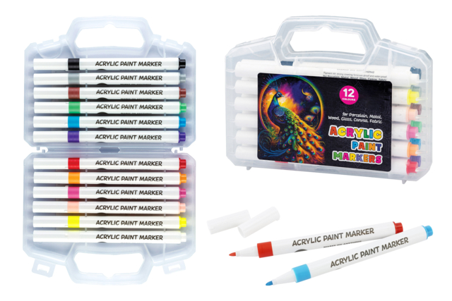 feutres acrylique pour enfants - Marqueurs peinture : l'intensité de l'acrylique au bout des doigts - 10doigts.fr