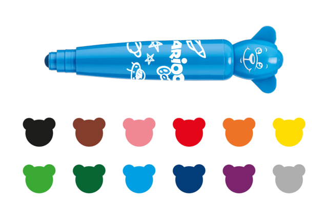 feutres carioca baby enfants - Feutres pointes larges : pour des coloriages éclatants et des aplats parfaits - 10doigts.fr