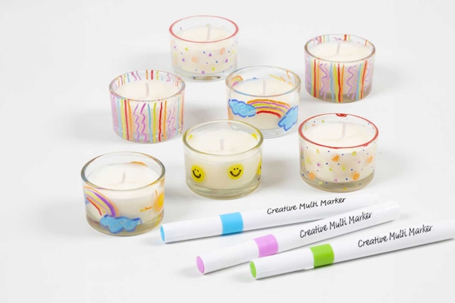 feutres peinture verre  - Marqueurs peinture : l'intensité de l'acrylique au bout des doigts - 10doigts.fr