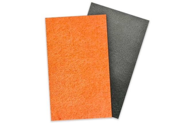 Feutrine orange 50 x 70 cm - Feuilles de feutrine - 10doigts.fr