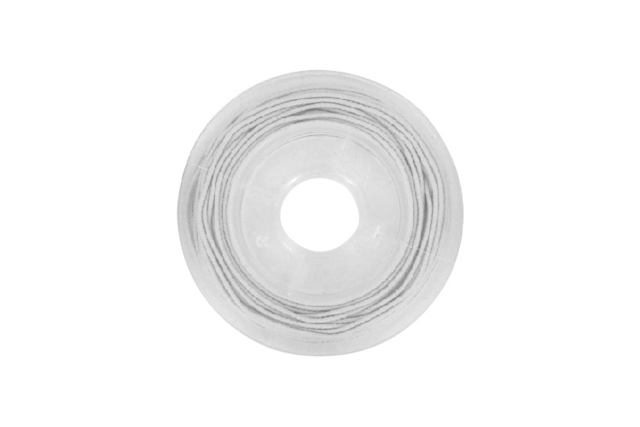 Fil élastique blanc 5 mètres - ø 1 mm - Fils élastiques - 10doigts.fr