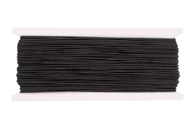 fil élastique noir Ø 1 mm 50 m - Fils élastiques - 10doigts.fr