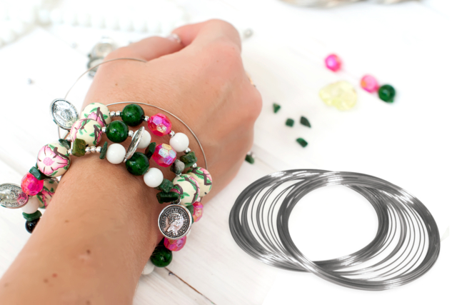 fil mémoire - Bracelets - 10doigts.fr