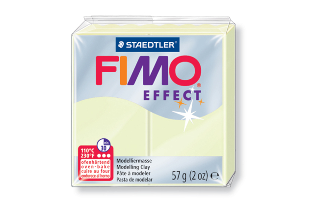 Fimo Effect 57gr - clarté nocturne - N° 04 - Pâtes Fimo Effect : donnez une dimension magique à vos modelages - 10doigts.fr