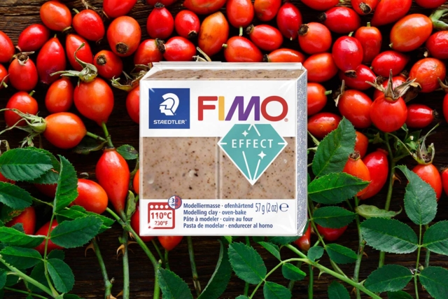Fimo effect botanique églantier - rose 770 - Packs Promo pâtes Fimo : des assortiments exclusifs au meilleur prix - 10doigts.fr