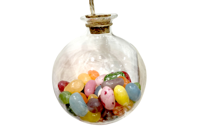 fiole en verre ronde - Supports en Verre - 10doigts.fr