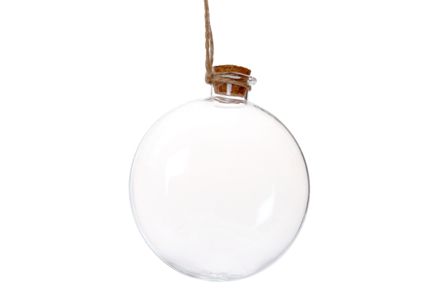 Flacon boule en verre - Supports en Verre - 10doigts.fr