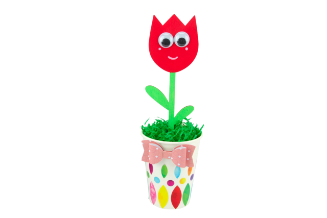 fleur en bois déco noeud en papier - Stickers fantaisies : personnalisez toutes vos créations - 10doigts.fr