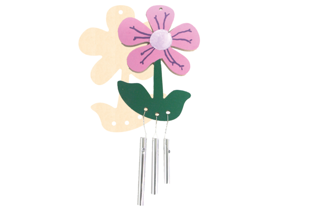 fleur mobile - Mobile en bois à fabriquer et carillons - 10doigts.fr