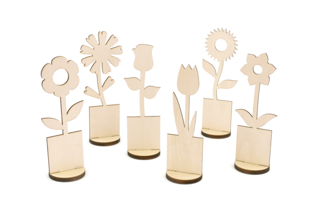 Fleur Pot Printemps - Home Déco - 10doigts.fr