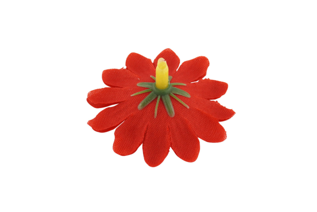 Fleurs en tissu avec embout - Décorations fleurs et feuilles : ajoutez une touche de nature à toutes vos créations - 10doigts.fr