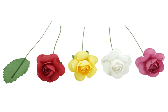 fleurs et feuilles en papier - Fleurs et végétaux pour l’Art Floral : La nature à l'honneur - 10doigts.fr