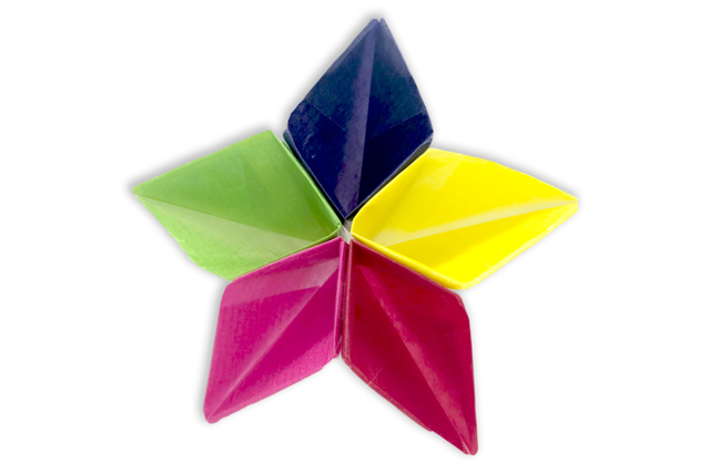 fleurs origami - Papiers Origami - 10doigts.fr