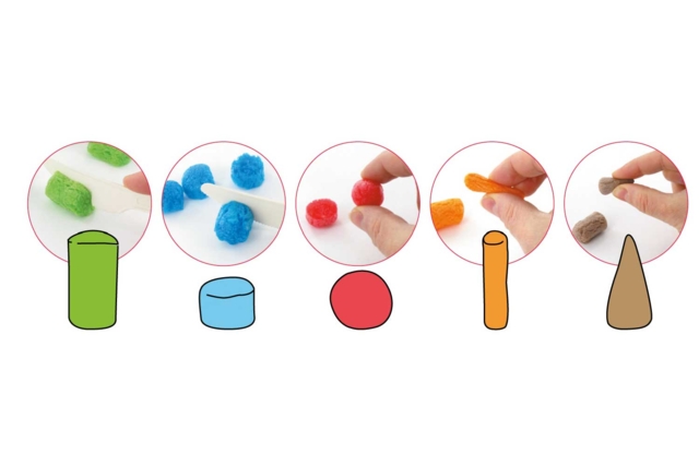 forme en playmais - Activités manuelles avec des flocons de maïs : une matière naturelle et ludique - 10doigts.fr