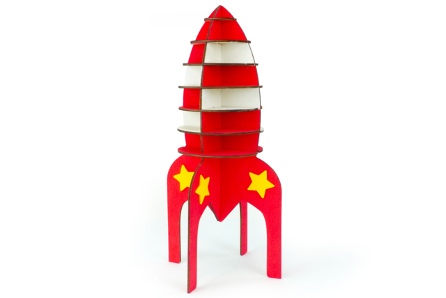 fusée étoiles - Stickers mousse : donnez du volume à vos créations - 10doigts.fr