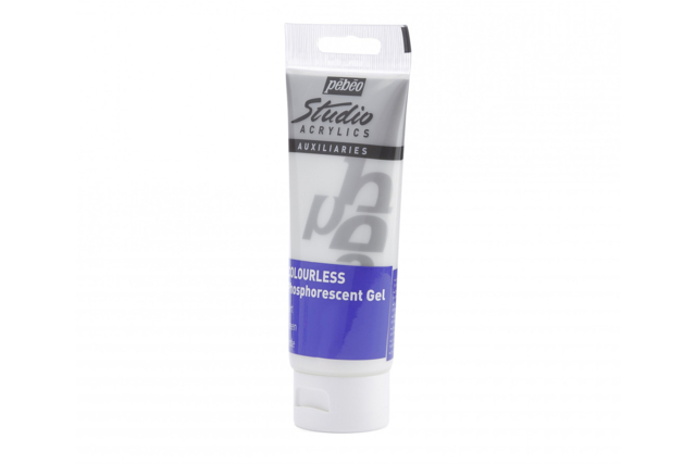 Gel phosphorescent verte - 100 ml - Peinture fluo et phosphorescente : de la couleur de jour comme de nuit - 10doigts.fr