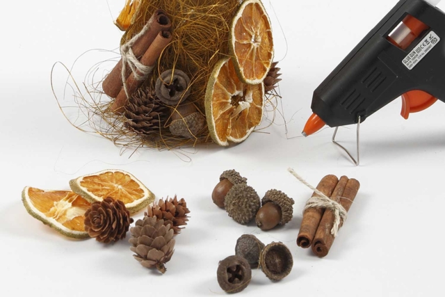 glands nature - Fleurs séchées et pommes de pin pour les loisirs créatifs - 10doigts.fr
