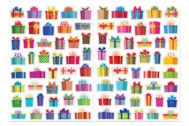 Gommettes cadeaux de Noel - Gommettes de Noël : autocollants et stickers créatifs pour enfants - 10doigts.fr