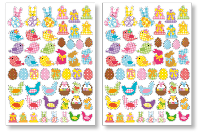 Gommettes de Pâques - Gommettes Pâques - 10doigts.fr