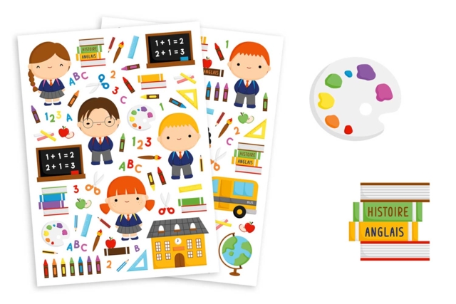 Gommettes école - 132 pcs - Gommettes pédagogiques : apprendre, grandir et s'éveiller par le jeu - 10doigts.fr