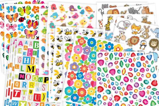 gommettes enfnats méga pack promo - Maxi lots créatifs pour écoles et collectivités - 10doigts.fr