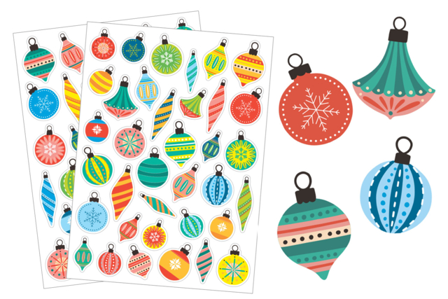 gommettes noel - Gommettes de Noël : autocollants et stickers créatifs pour enfants - 10doigts.fr