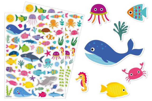 Gommettes poissons rigolos - Des gommettes animaux pour créer et apprendre dès la maternelle - 10doigts.fr