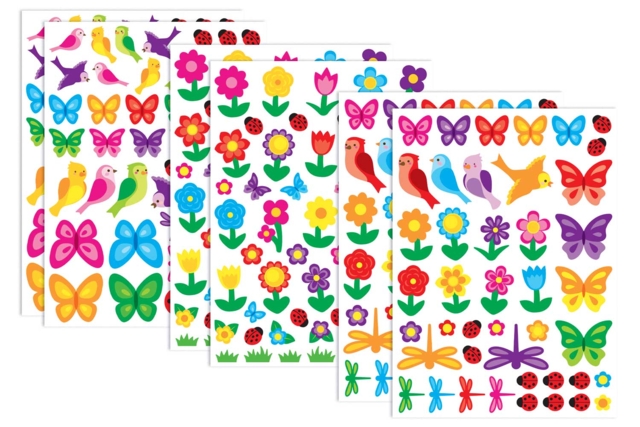 Gommettes printanières - 3 sets (18 planches) - Gommettes saisons : des autocollants pour toute l’année - 10doigts.fr