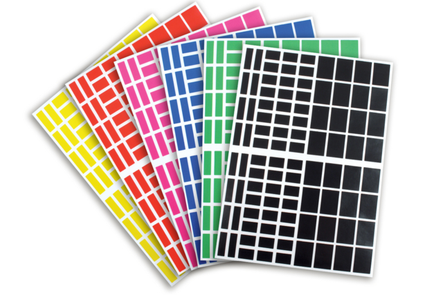 gommettes rectangles - Gommettes formes assorties : un univers pour créer sans limite - 10doigts.fr