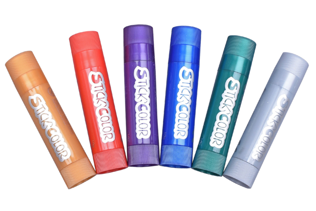 gouache stick solide métallisé - Peinture gouache solide : l'innovation pour peindre sans se tacher - 10doigts.fr