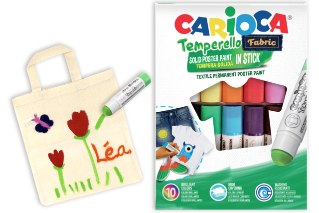 gouache stick textiles - Peinture textile : tout le matériel pour personnaliser tissu et vêtements - 10doigts.fr
