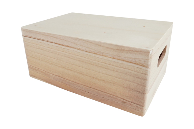 grande boite en bois - Boîtes en bois à décorer - 10doigts.fr